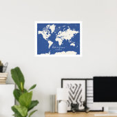 Poster Carte du mariage - Livre d'hôtes Alternative Impri (Bureau à domicile)