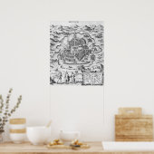 Poster Carte du Mexique (Cuisine)