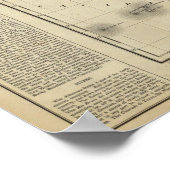 Poster Carte Du Mexique (Coin)