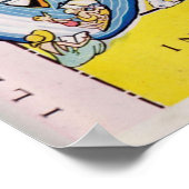 Poster Carte du Michigan des années 1930 (Coin)