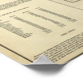 Poster Carte Du Mississippi (Coin)