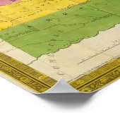 Poster Carte du Missouri (Coin)