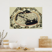 Poster Carte du monde (Cuisine)