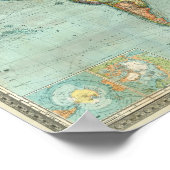 poster carte du monde (Coin)