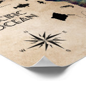 poster carte du monde (Coin)