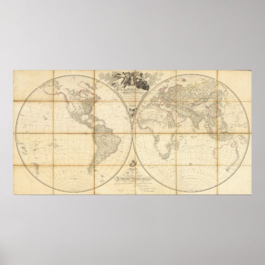 Poster Carte du monde (Devant)