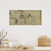 Poster Carte du monde (Cuisine)