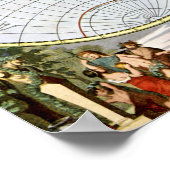 Poster Carte du monde (Coin)