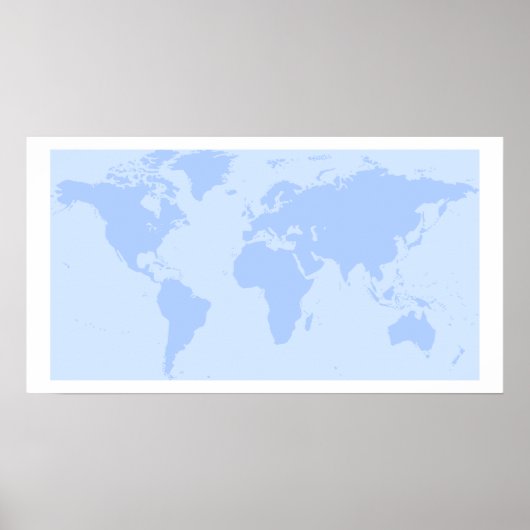 Poster Carte du monde (Devant)