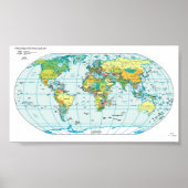 Poster Carte du monde (Devant)