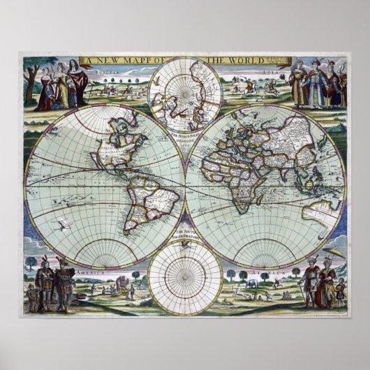 Poster Carte du monde (Devant)