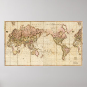 Poster Carte du monde