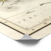 Poster Carte du monde (Coin)