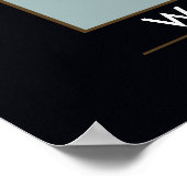 Poster carte du monde (Coin)