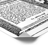 Poster Carte du monde 1566 (Coin)