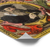 Poster Carte du monde 1630 (Coin)