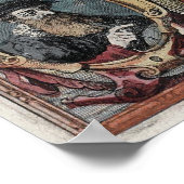 Poster Carte du monde 1630 (Coin)