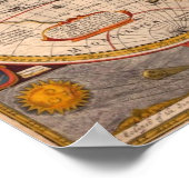 Poster Carte du monde 1651 (Coin)