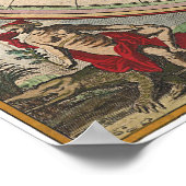 Poster Carte du monde 1657 (Coin)