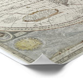 Poster Carte du monde | 1676 (Coin)