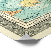 Poster Carte du monde 1914 (Coin)