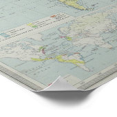 Poster Carte du monde 2 (Coin)