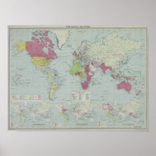 Poster Carte du monde 2