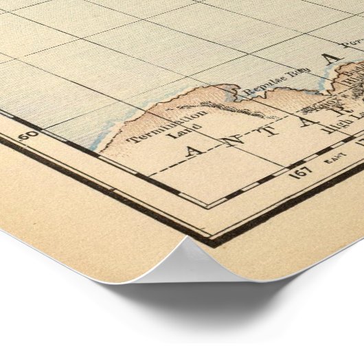 Poster Carte du monde 2 (Coin)