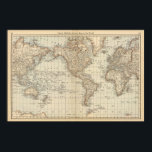 Poster Carte du monde 2<br><div class="desc">Carte du monde. Par Rand McNally et Company (187). Publié par ''Chicago : Rand McNally''.</div>