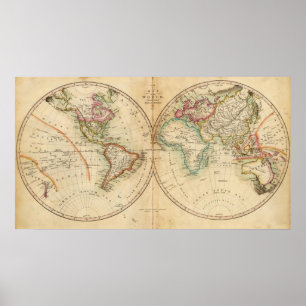 Poster Carte du monde 3