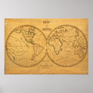 Poster Carte du monde 5