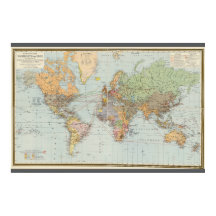 Carte du monde allemande (1899)