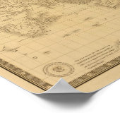 Poster Carte du monde antique (Coin)