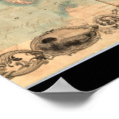 Poster Carte du monde antique 4 (Coin)