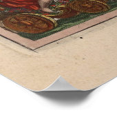 Poster Carte du monde antique : Art de la cartographie hi (Coin)