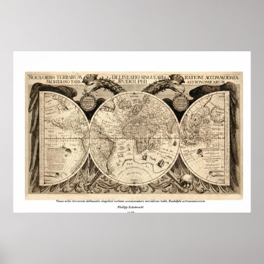 Poster Carte du monde antique par Philipp Eckebrecht - 16 (Devant)