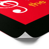 Poster carte du monde avec clé triplée (Coin)