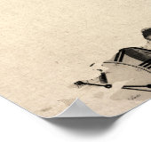 Poster Carte du Monde Carte des Anciennes Horloges (Coin)