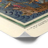 Poster Carte du monde d'Aeriens Internationaux (Coin)