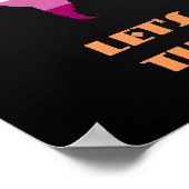 poster carte du monde de la fierté lesbienne (Coin)