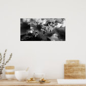 Poster Carte du monde des nuages (Cuisine)