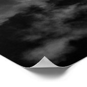 Poster Carte du monde des nuages (Coin)