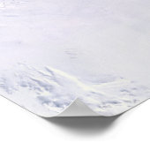 Poster Carte du monde des satellites de couleur vraie (Coin)