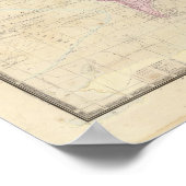 Poster Carte du monde historique 2 (Coin)