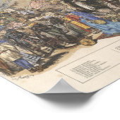 Poster Carte du monde vintage (Coin)