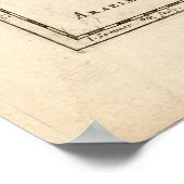 Poster Carte du Moyen-Orient (1651) (Coin)