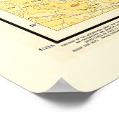 Poster Carte du Moyen-Orient (1955) (Coin)