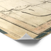 Poster Carte du Moyen-Orient de Cedid Atlas (1803) (Coin)