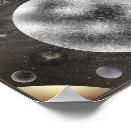 Poster Carte du multivers (Coin)