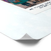 Poster Carte du Pérou aquarelle | Photos de vacances (Coin)